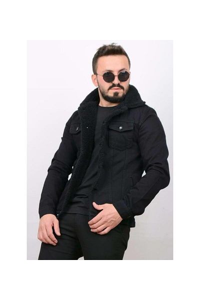 DENİM LONİ Ανδρικό τζιν μπουφάν με λεπτή εφαρμογή ανδρικό τζιν-6467
