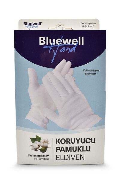 BLUEWELL Cotton Protective Eczema Gloves 100% Cotton Small