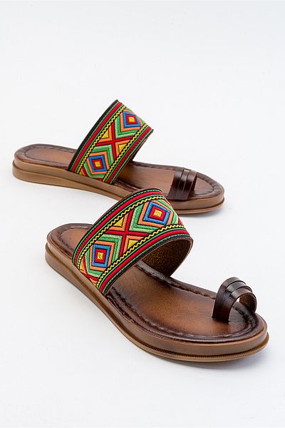 Lively Stylish Δερμάτινες σαγιονάρες Benny