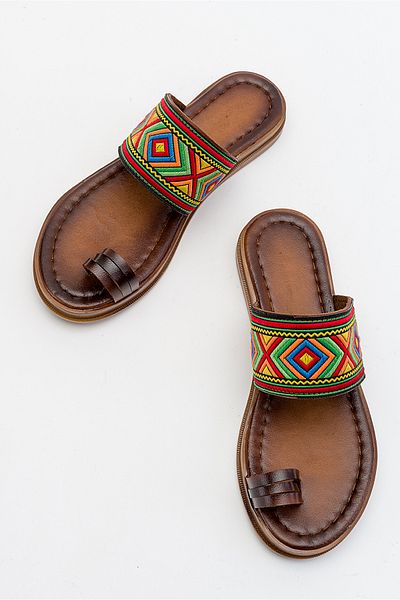 Lively Stylish Δερμάτινες σαγιονάρες Benny