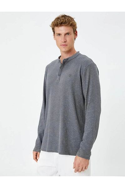 Koton Pulover pentru bărbați gri 4wam70190mk