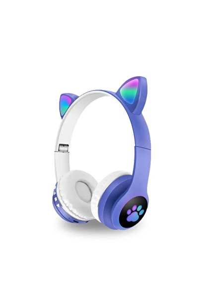 Concord VZV23M Radyolu Işıklı Kedi Kulak Bluetooth Kulaklık