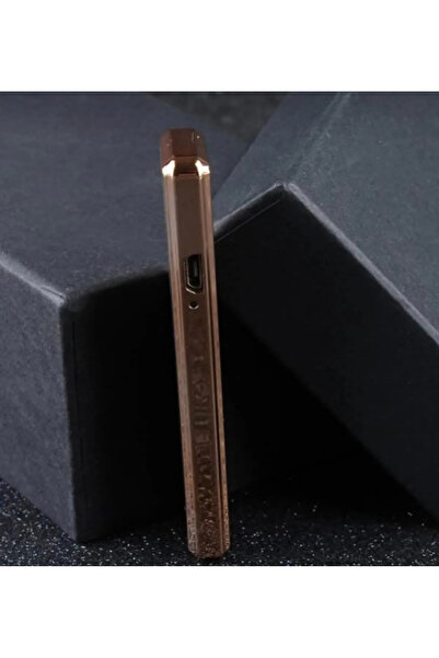 AVİPOLES Çakmak Şarjlı Usb Dokunmatik Siyah Elektronik Çakmak Siyah