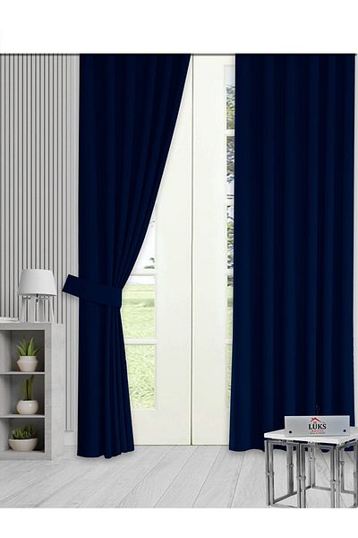 best always Blackout Curtain 2 Pieces Light Proof Sunshade Background Curtain Light Proof Blackout Curtain 2 Pieces
