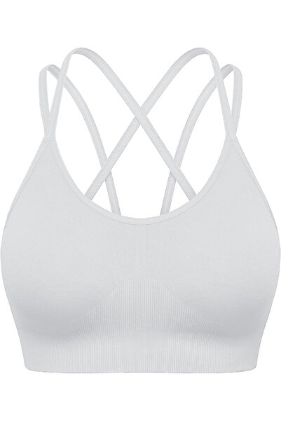 GHASSY CO. Kadın Cross Back Yoga Egzersiz Fitness Spor Sütyeni CRS003