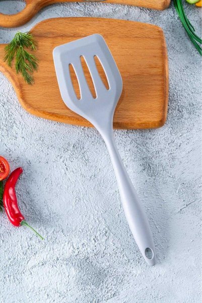ACAR GRİ DELİKLİ SİLİKON SPATULA 20CM