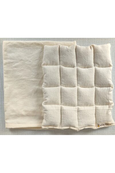 DAS YÜN Yıkanmamış Koyun Yünü Dolgulu Bebek Sırt-Göğüs Bezi ( DAS1KREM + KILIF )