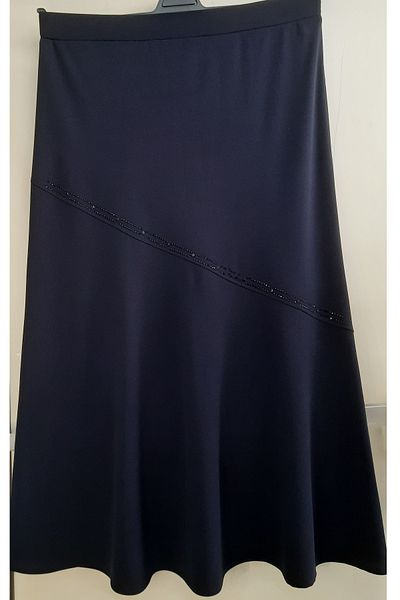 N.Y.YILDIZ STAR NAZAL 1, CLASS SCUBA FABRIC FLEXIBLE MOTHER LARGE SIZE MODELED PARTY RUBBERED SKIRT