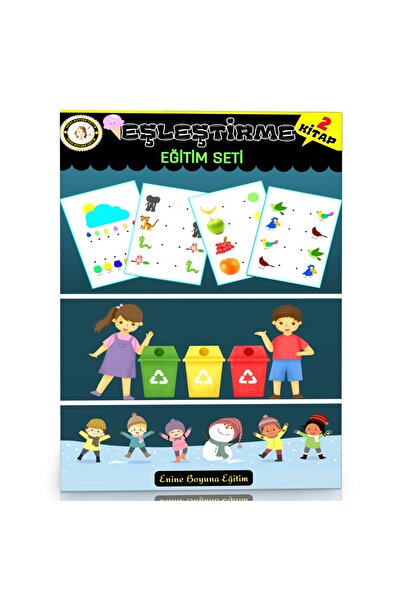 Enine Boyuna Eğitim Okul Öncesi Eşleştirme Eğitim Seti (2 Kitap)