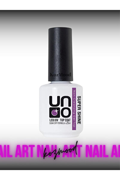 KozMood Uno Kalıcı Oje Seti Super Shine Top Coat 15 Ml