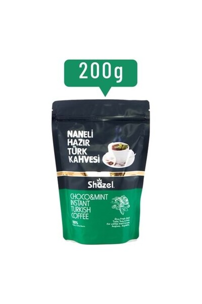 Shazel Naneli Hazır Türk Kahvesi 200g Doypack (AROMALI)
