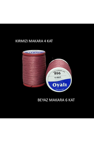 ŞENELYÜN Oyalı 6 Kat Suni Ipek Kanaviçe Etamin El Nakış Işleme Ipi Renk No: 896