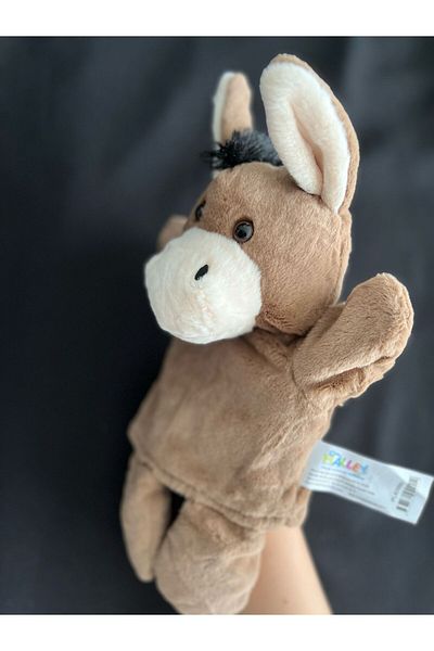 Rubi Donkey Hand Puppet Plush Hand Puppet Cute Donkey Plush Hand Puppet Toy