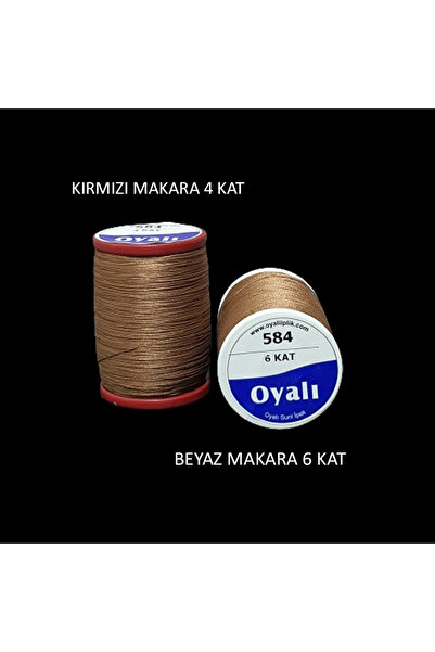 ŞENELYÜN Oyalı 4 Kat Suni Ipek Kanaviçe Etamin El Nakış Işleme Ipi Renk No: 584