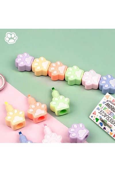 ÖZ OFİS PATI Icecream Highlighter Set of 6