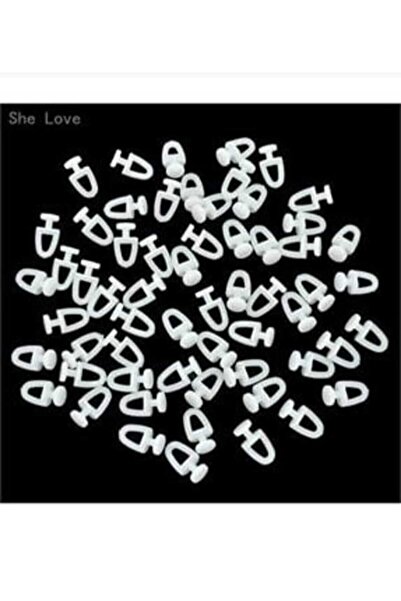 ella'nın çarşısı 50 τεμάχια μηχανικά τοποθετημένα στρογγυλά κουμπιά κουρτινών...