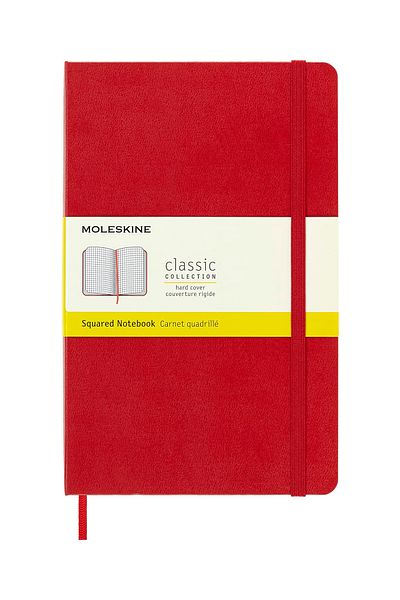 Moleskine Classic Collection Checked 13x21cm 240 Sheets Hard Cover Notepad
