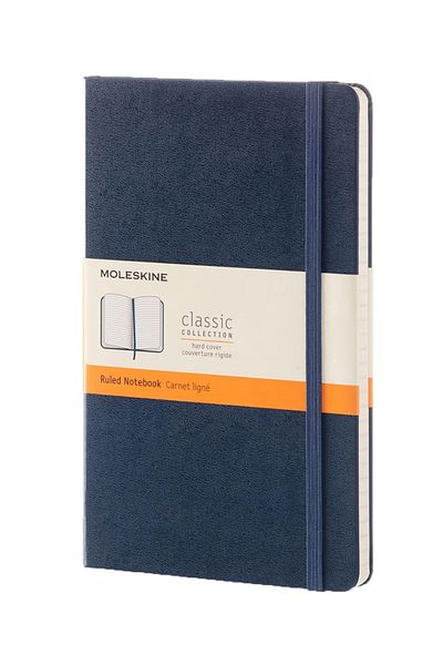 Moleskine Classic Lined 13x21cm 240 Sheets Hard Cover Notepad