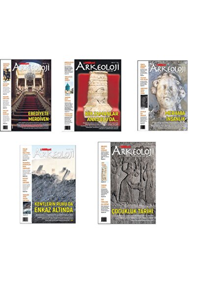 Milliyet Yayınları Milliyet Arkeoloji Dergisi 20-24 (5 Sayı)