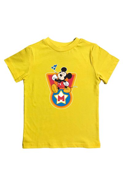 Mickey Mouse Children's Summer T-Shirt - Printed, Cotton Combed