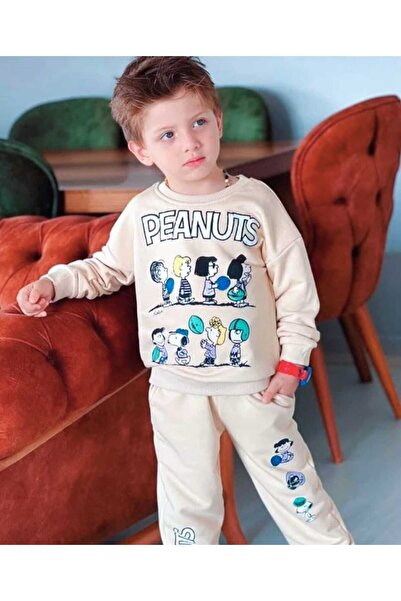 Butik Peanuts Yazılı Alt Üst Takım