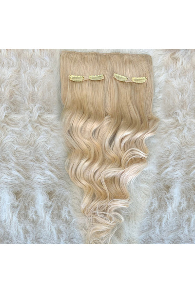 Suzan Peruk 3 Parça Gerçek Yarım Ay Çıt Çıt Saç 150gr