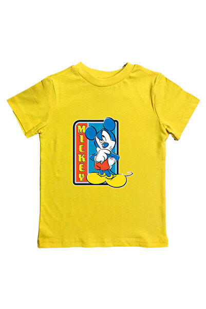 Mickey Mouse Letnja dečija majica - štampana, pamučna češljana