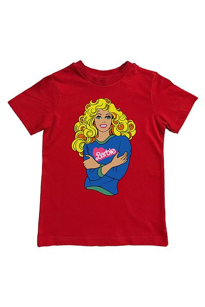 Barbie Children's Summer T-Shirt - Printed, Cotton Combed