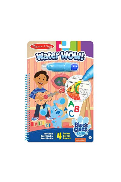 Melissa & Doug كتاب تلوين Water Wow بالماء - Blue's Clues & You (الأبجدية)