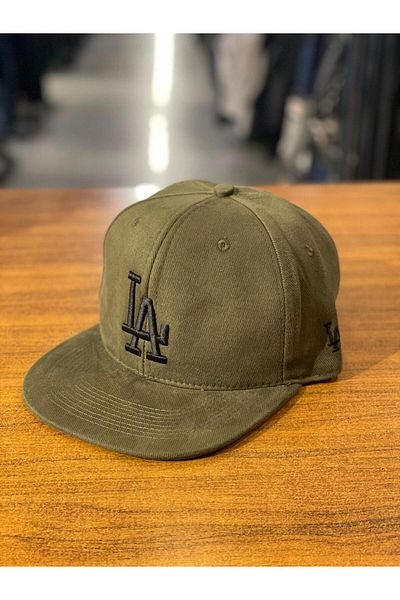 hamze La Lakers Embroidered Khaki Color Hiphop Snapback Rapper Basket Cap Hat