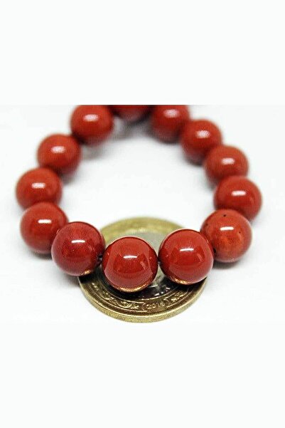 Yasamtohumu Piatra de jasp rosu - 10 mm, 3 buc