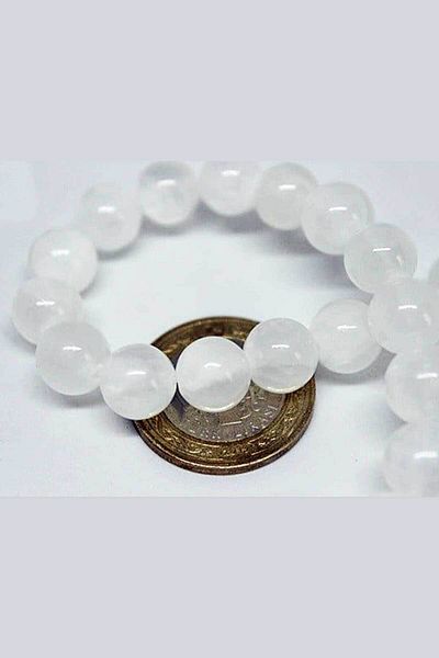 Yasamtohumu Selenite Stone 10mm/2 Pieces
