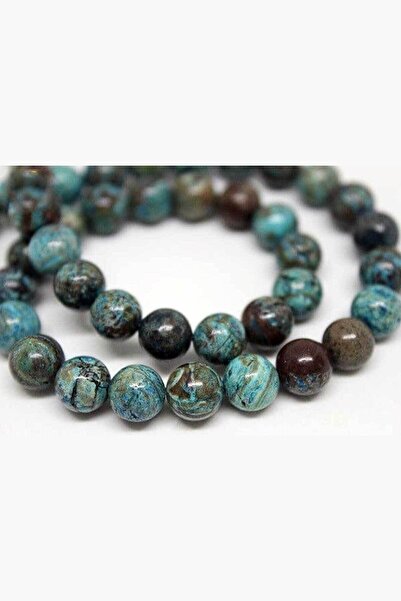 Yasamtohumu حجر الكريزوكولا 8 ملم / 4 قطع (مطلي)