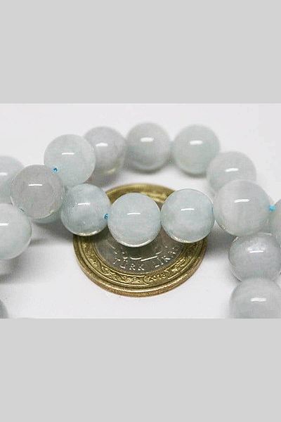 Yasamtohumu Aquamarine Stone 10mm/2 Pieces