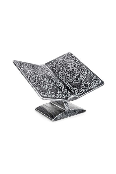 BERAT راهلالرحلة البلاستيكيةطاولة أعلى الهلالDergah Rahleرهلا منقوشةلون فضي