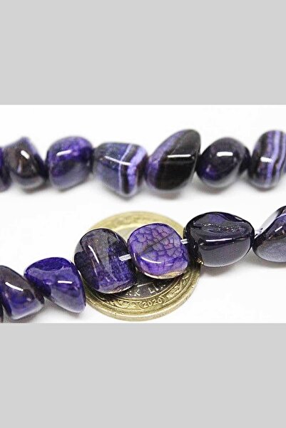 Yasamtohumu Agat Mor Pietre Naturale Tumbil/10 Bucăți