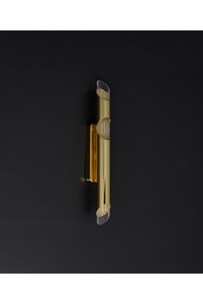 DizaynLED Modern Duvar Aplik Duvar Lambası İç Mekan Duvar Apliği Golden Scept...