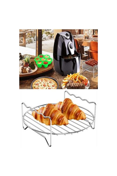 MorPort XXL Fryer Grill Wire 5lt and Above Compatible Airfryer Grill Accessory Stainless Steel Grill Wire