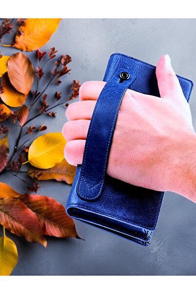 BARSE COLLECTİON BC Barse Collection Hakiki Deri Telefon Bölmeli Mıknatıslı E...