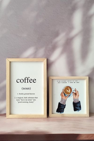 Wooden Factory Σετ ζωγραφικής Coffee Energy Ξύλινο Πλαίσιο