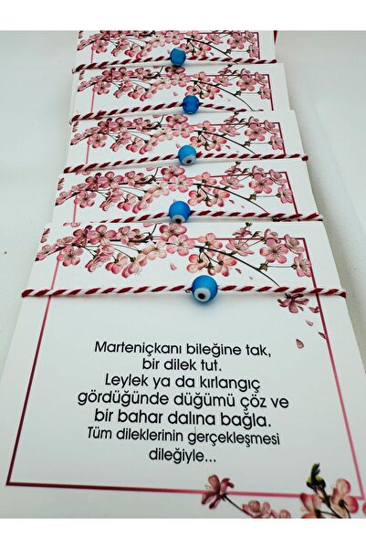 Ezgili Takı سوار مارتينيتشكا مكون من خمس قطع مع خرز عين الشر