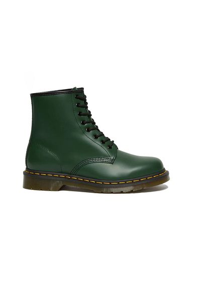 PUGO UNISEX GREEN 8 TIE BOOTS