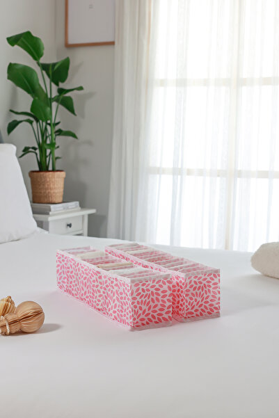 REKHOME مجموعة مكونة من قطعتين من مسحوق أوراق الشجر مكونة من 10 أقسام لدرج ال...