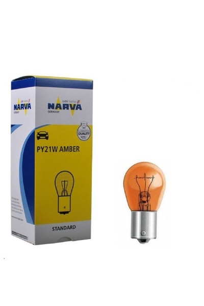 Narva Py21w 17638 12v. 21w. ( 93 ) Sarı Ampul