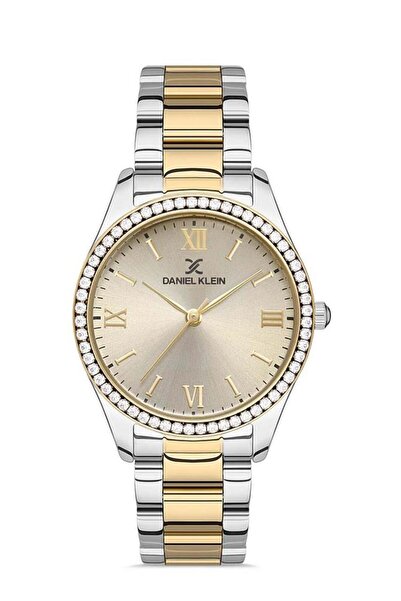 Daniel Klein Dk102-dke.1.10305-4 Altın Kaplama Taşlı Kadın Kol Saati