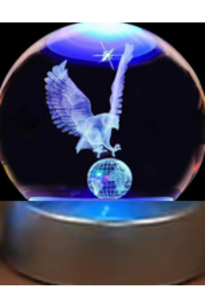 baytoptan KARTAL Plastik altlıklı Işıklı Cam Küre