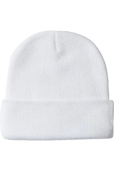 MinaCarin Basic Beanie Unisex Λευκό