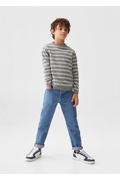 MANGO Kids Strickpullover - Streifendesign