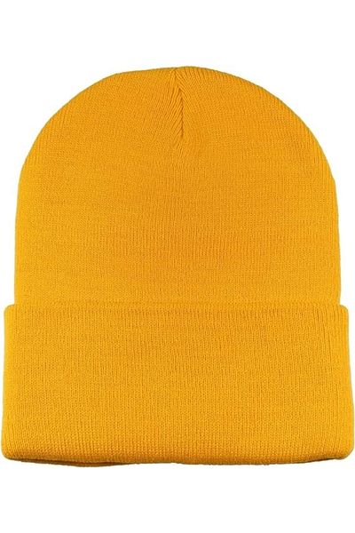 MinaCarin Unisex Basic Beret Mustard