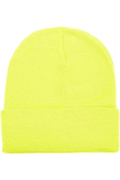 MinaCarin Basic Beret Unisex Yellow